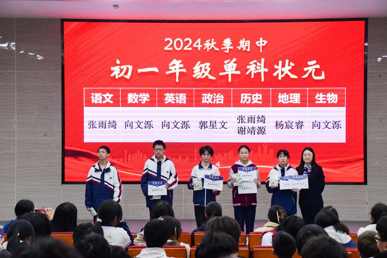 我宣布，学期全科状元有→(图6)