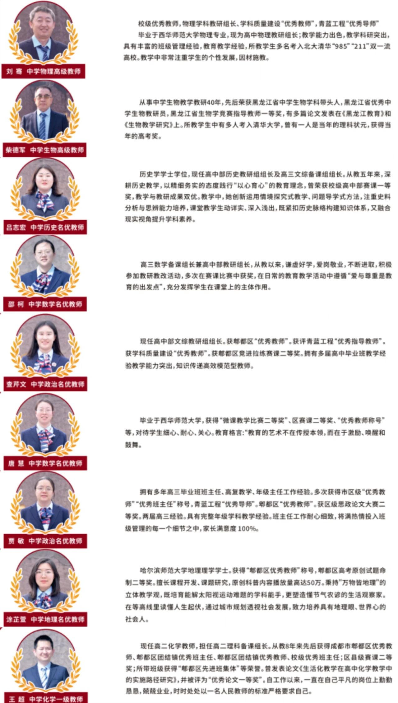 川科外学科团队